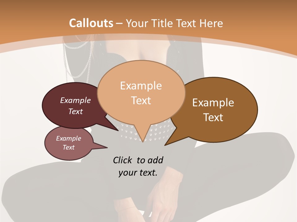 Woman Red Lips Beauty PowerPoint Template