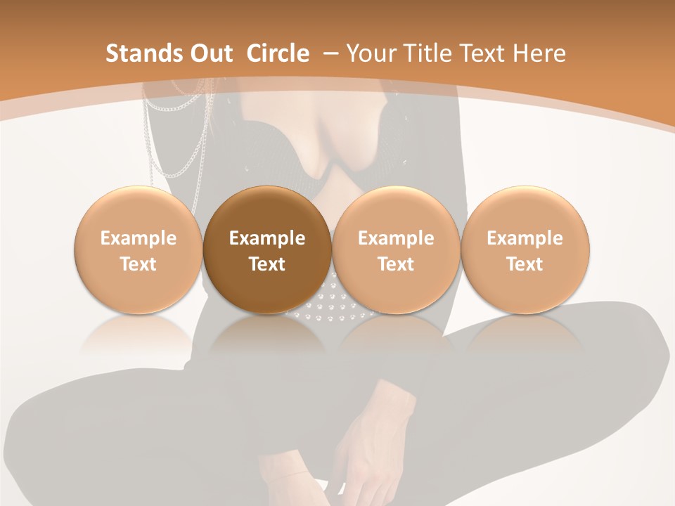 Woman Red Lips Beauty PowerPoint Template