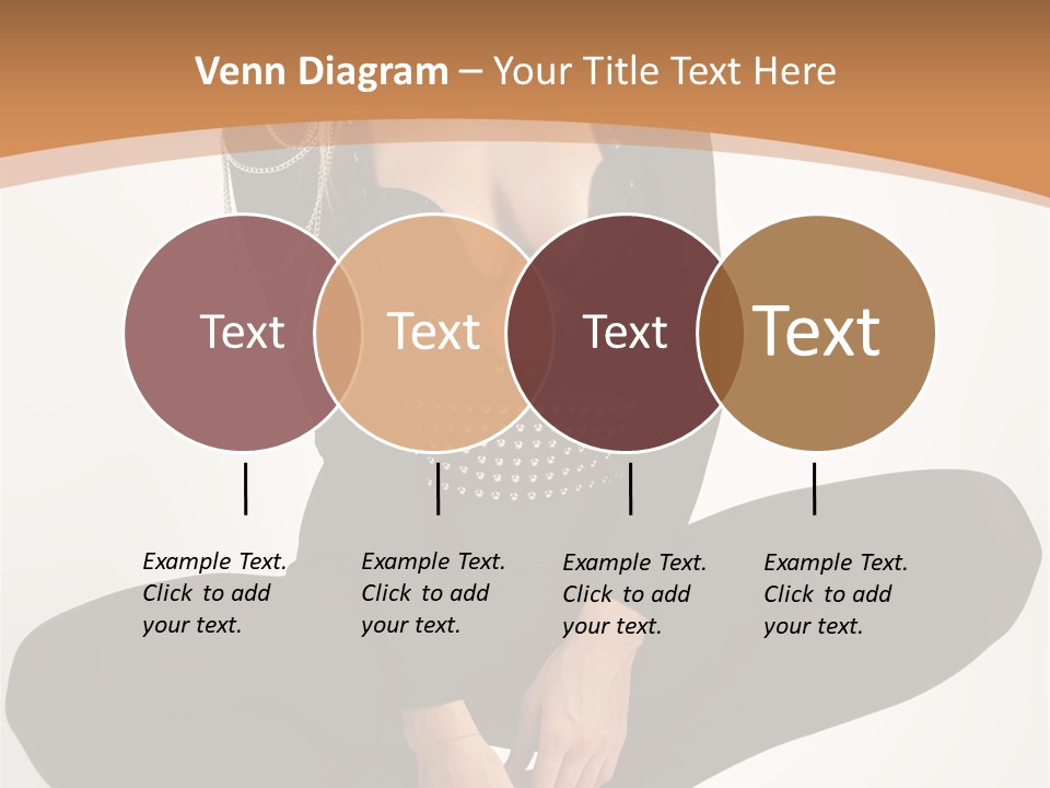 Woman Red Lips Beauty PowerPoint Template