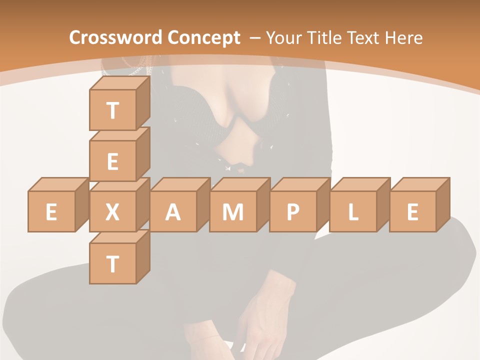 Woman Red Lips Beauty PowerPoint Template