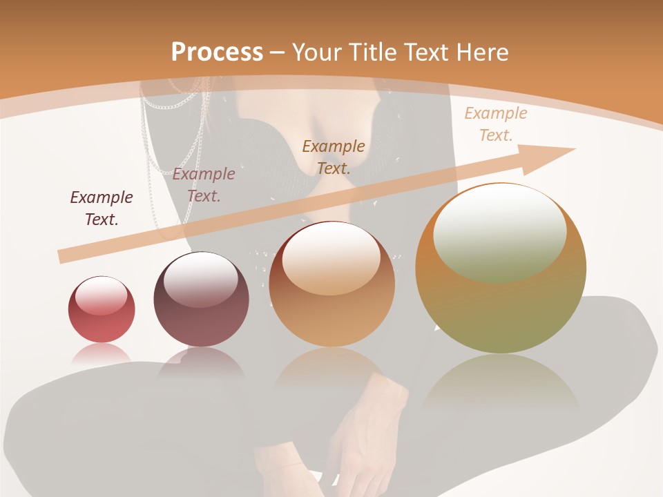 Woman Red Lips Beauty PowerPoint Template