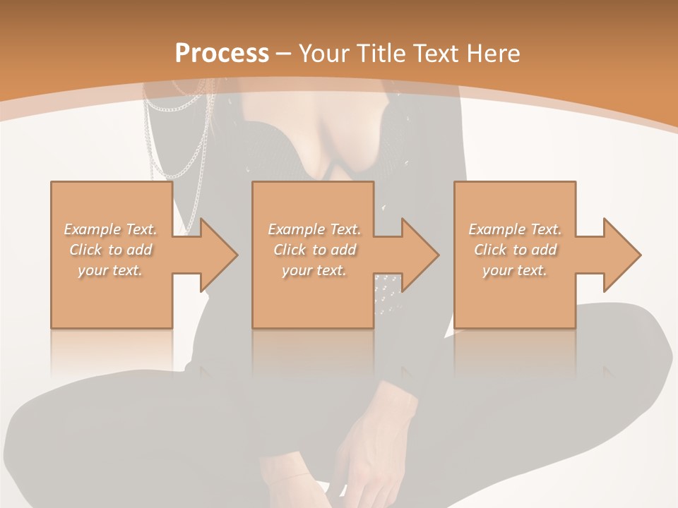 Woman Red Lips Beauty PowerPoint Template