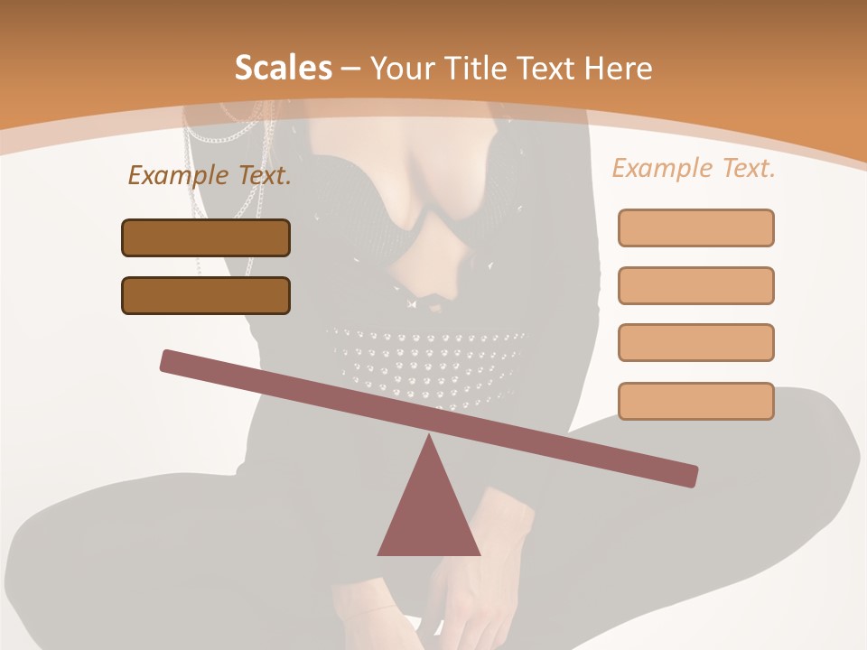 Woman Red Lips Beauty PowerPoint Template