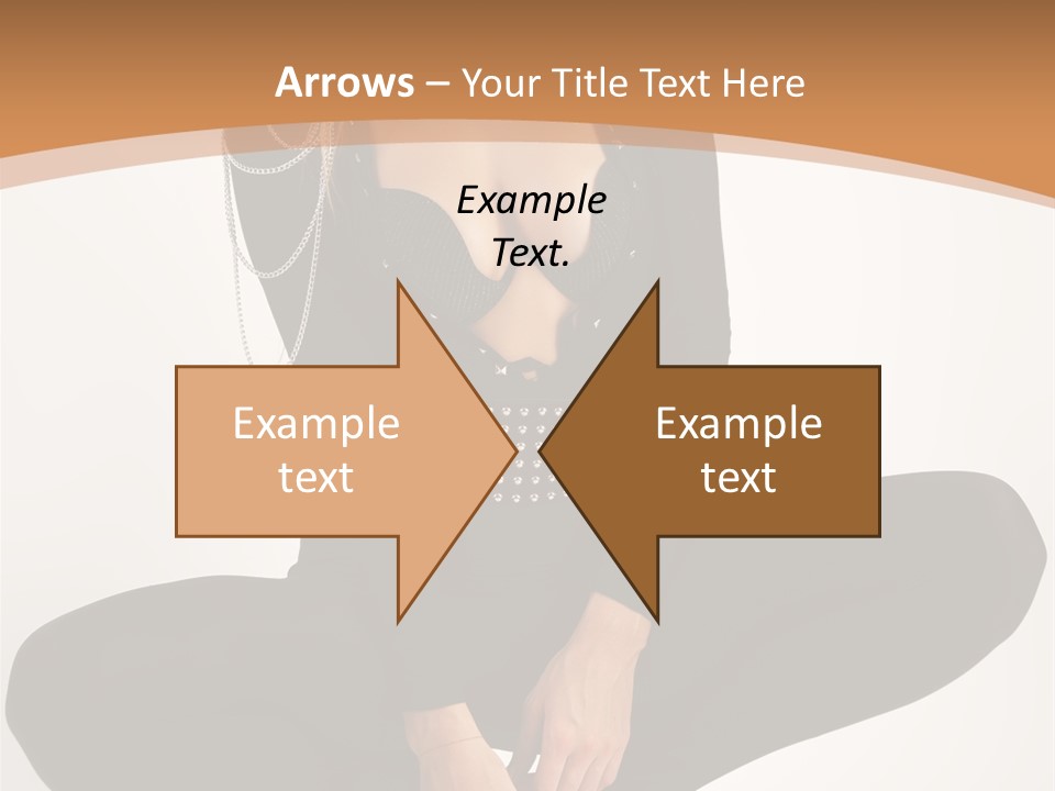 Woman Red Lips Beauty PowerPoint Template