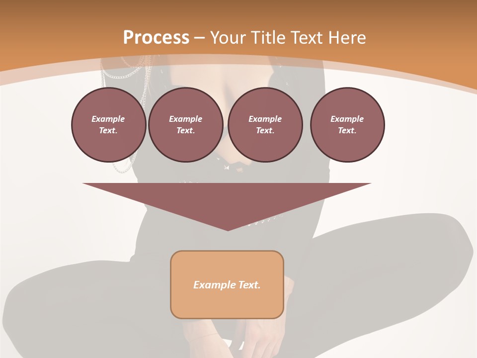 Woman Red Lips Beauty PowerPoint Template