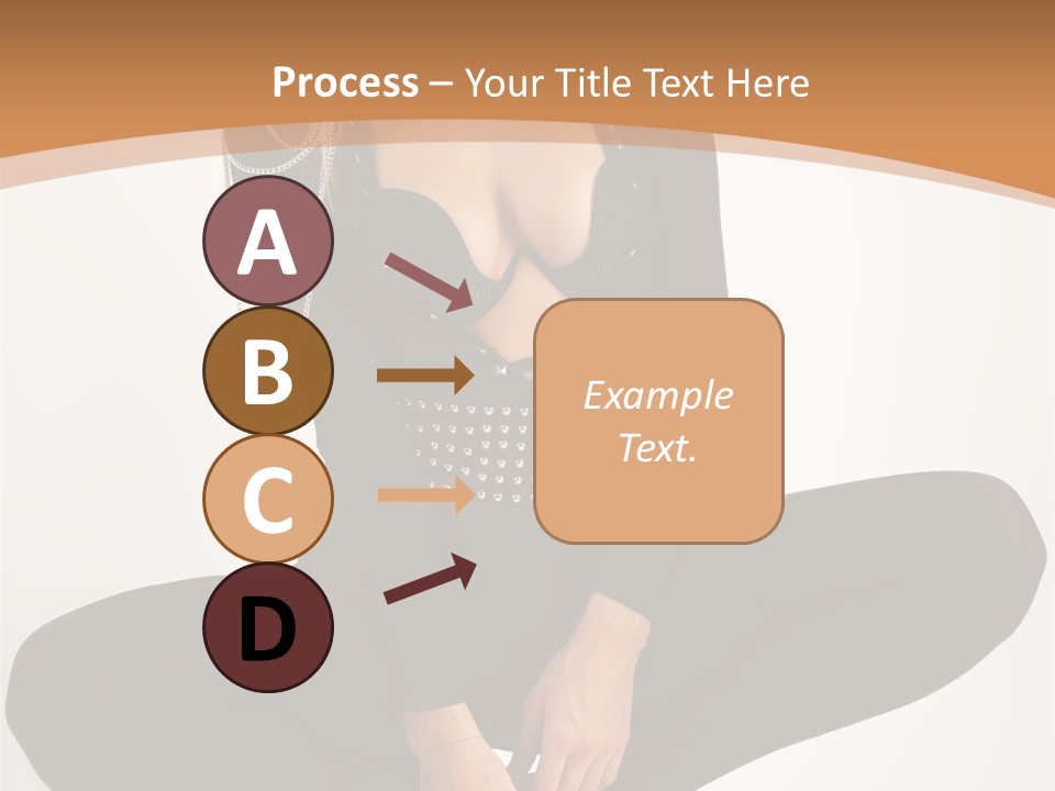 Woman Red Lips Beauty PowerPoint Template