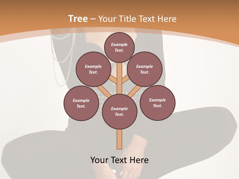 Woman Red Lips Beauty PowerPoint Template