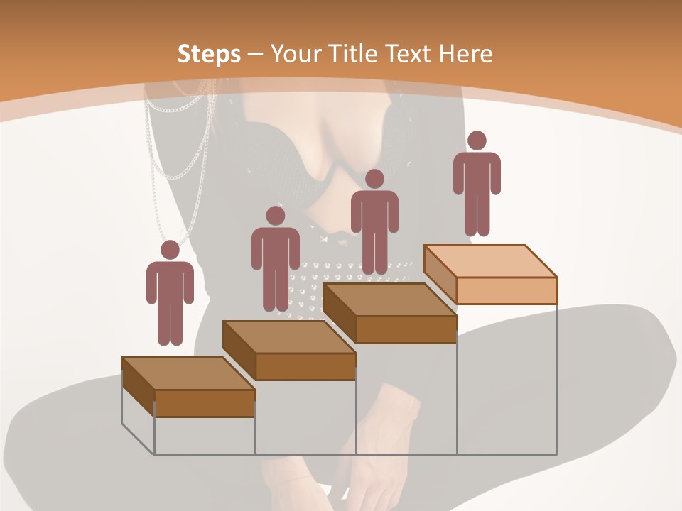 Woman Red Lips Beauty PowerPoint Template