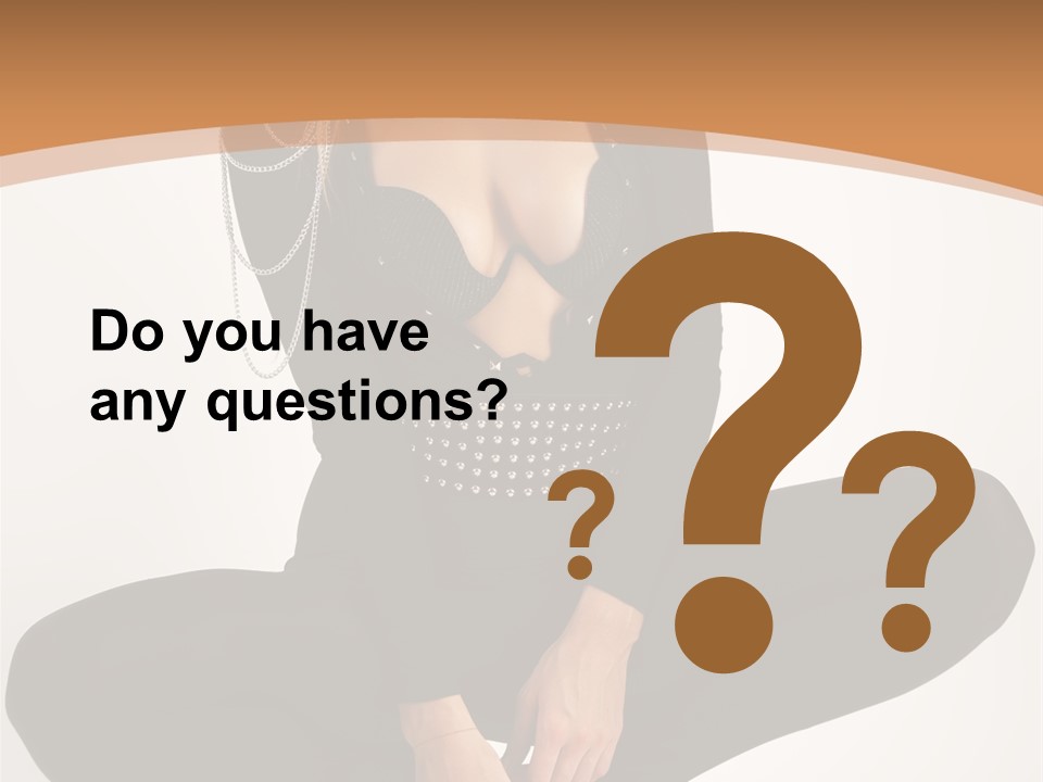 Woman Red Lips Beauty PowerPoint Template