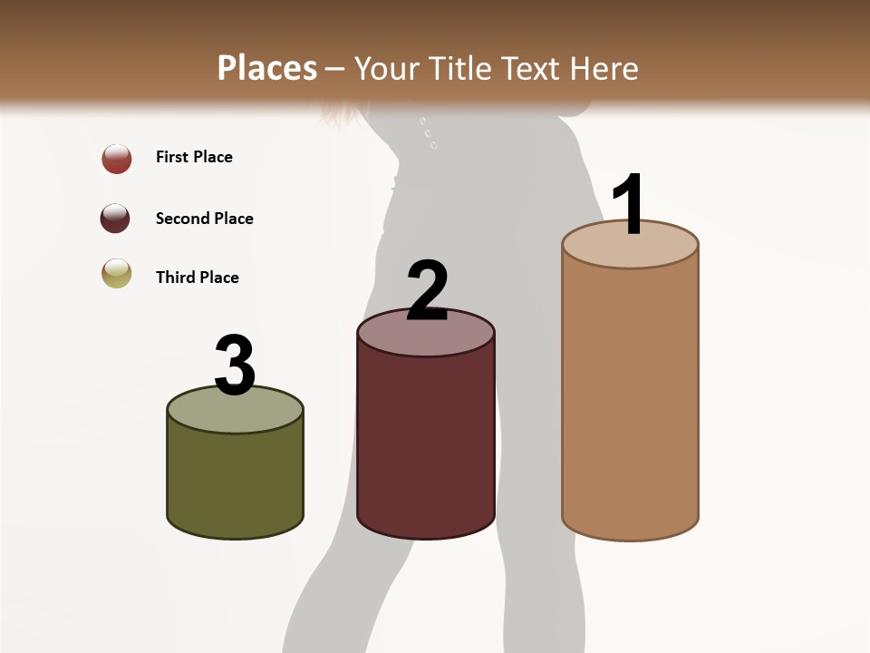 Lady Hairstyle Make Up PowerPoint Template