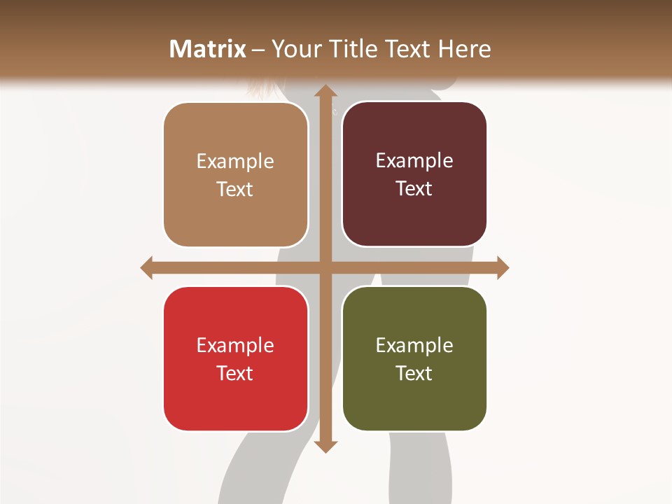 Lady Hairstyle Make Up PowerPoint Template