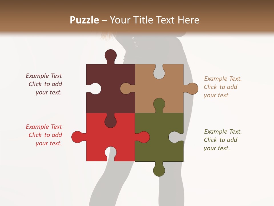 Lady Hairstyle Make Up PowerPoint Template