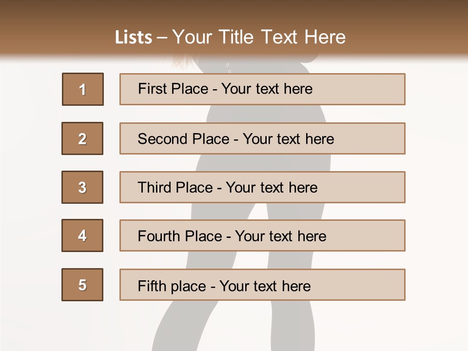 Lady Hairstyle Make Up PowerPoint Template