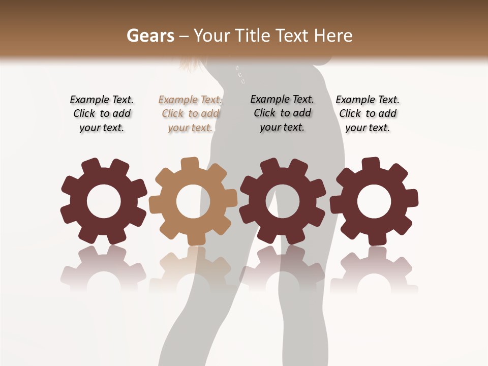 Lady Hairstyle Make Up PowerPoint Template