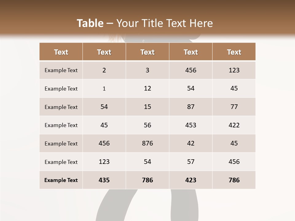 Lady Hairstyle Make Up PowerPoint Template