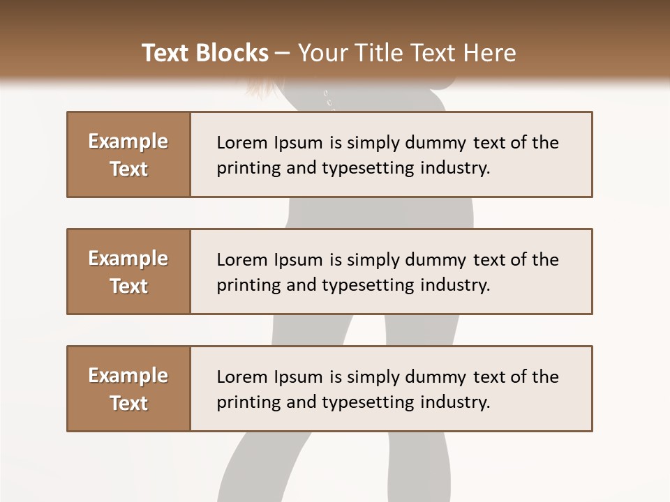 Lady Hairstyle Make Up PowerPoint Template