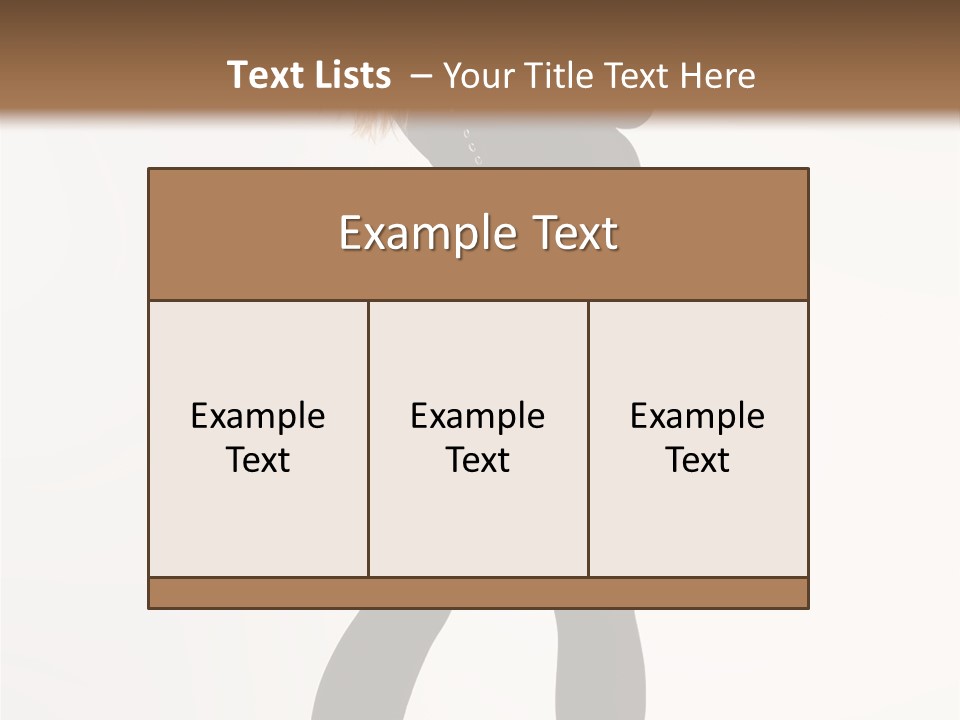 Lady Hairstyle Make Up PowerPoint Template