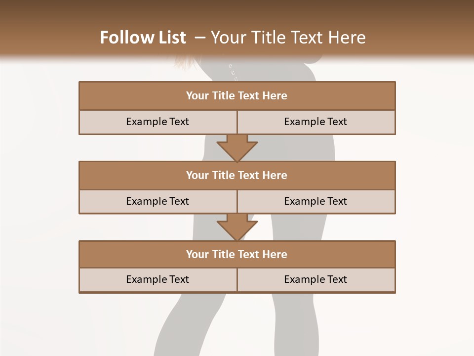 Lady Hairstyle Make Up PowerPoint Template