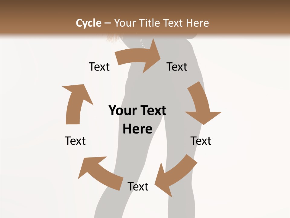 Lady Hairstyle Make Up PowerPoint Template