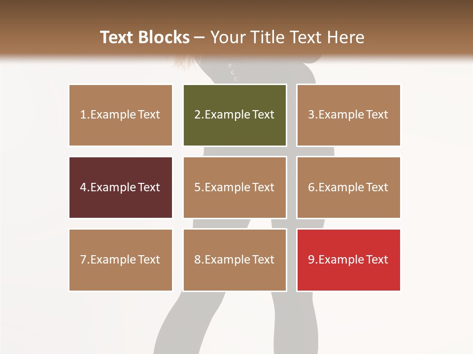 Lady Hairstyle Make Up PowerPoint Template