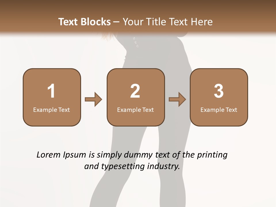 Lady Hairstyle Make Up PowerPoint Template