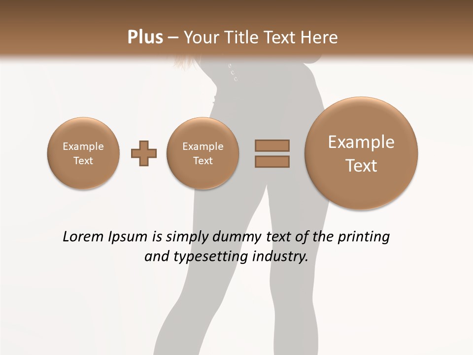 Lady Hairstyle Make Up PowerPoint Template