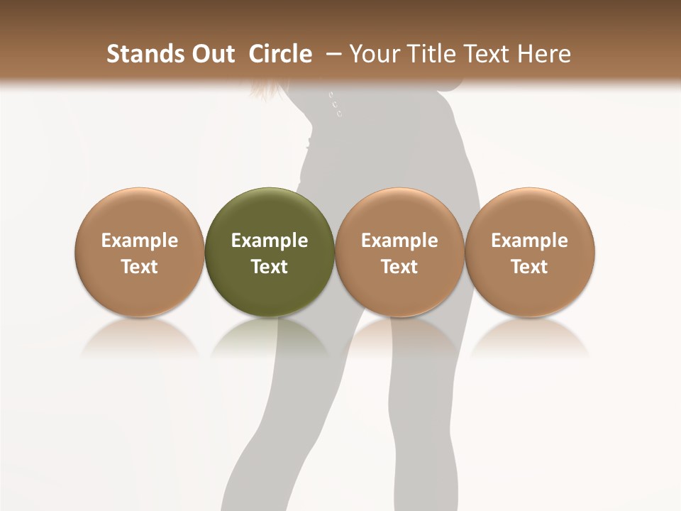 Lady Hairstyle Make Up PowerPoint Template