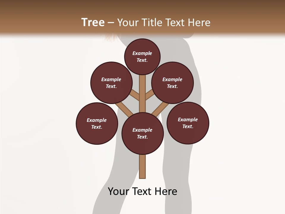 Lady Hairstyle Make Up PowerPoint Template