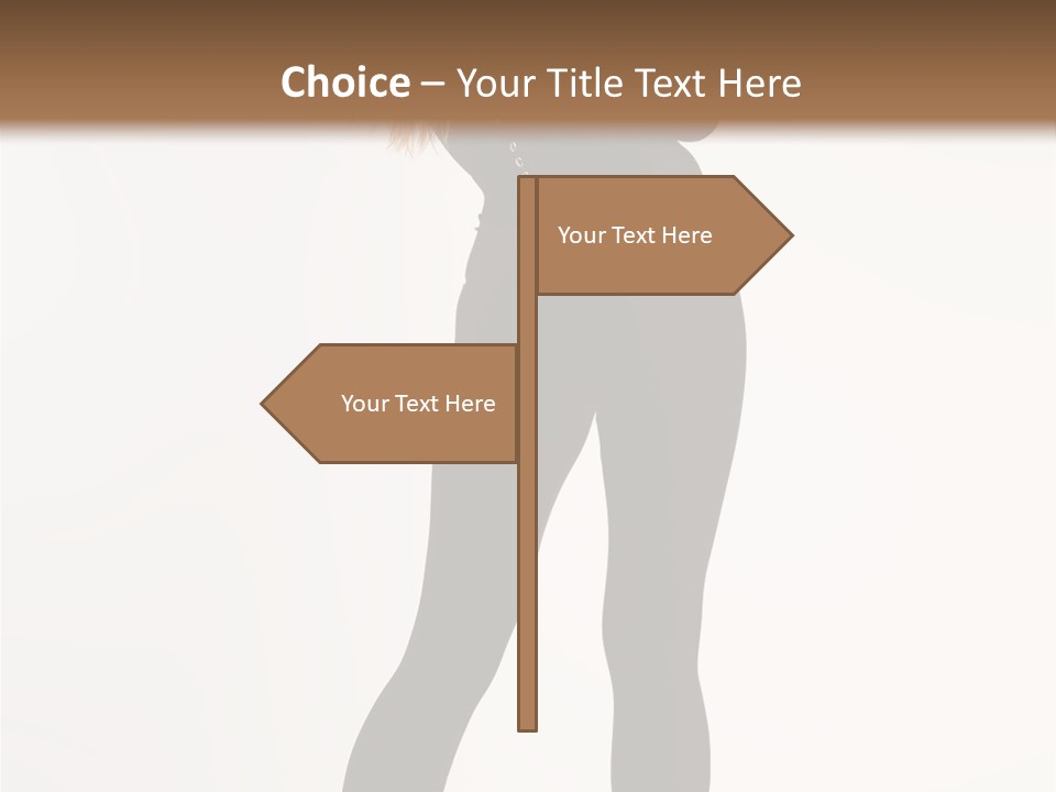 Lady Hairstyle Make Up PowerPoint Template