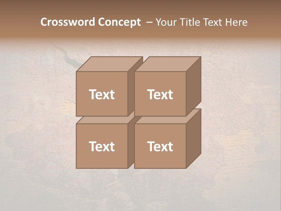 Wall Spotted Damaged PowerPoint Template