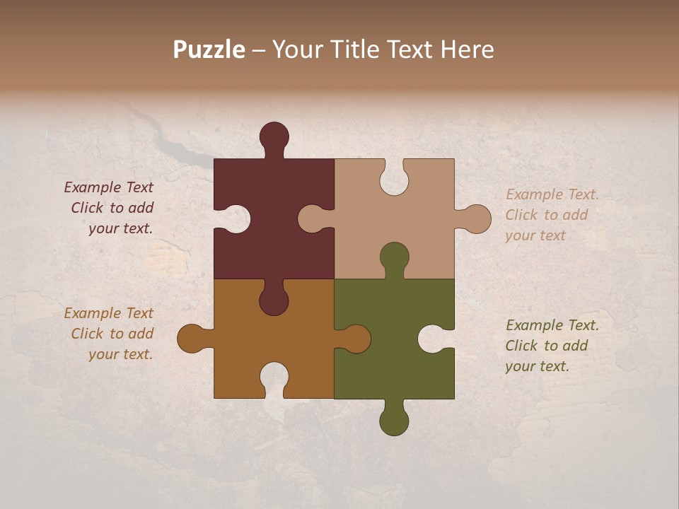 Wall Spotted Damaged PowerPoint Template