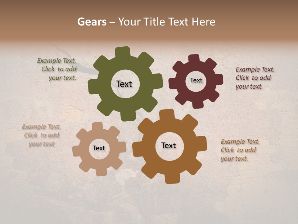 Wall Spotted Damaged PowerPoint Template