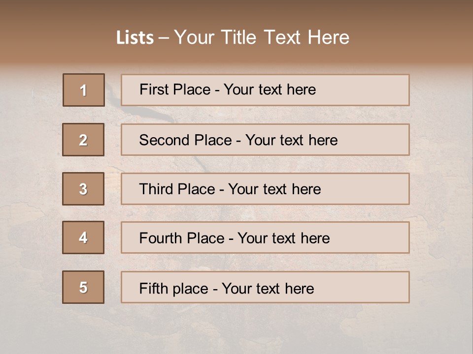 Wall Spotted Damaged PowerPoint Template