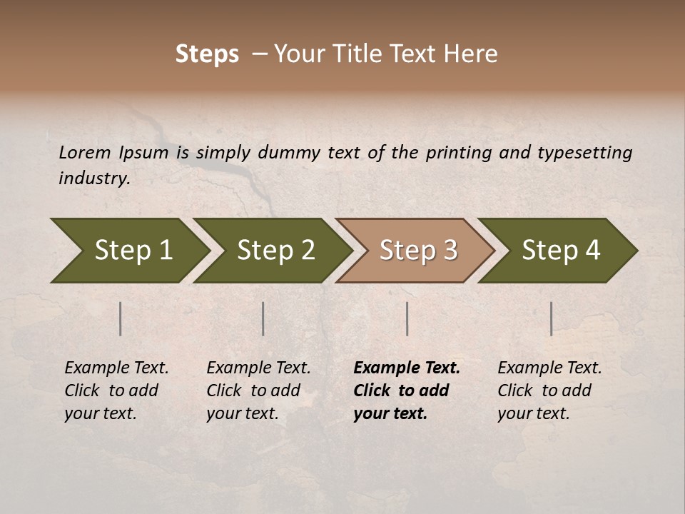Wall Spotted Damaged PowerPoint Template