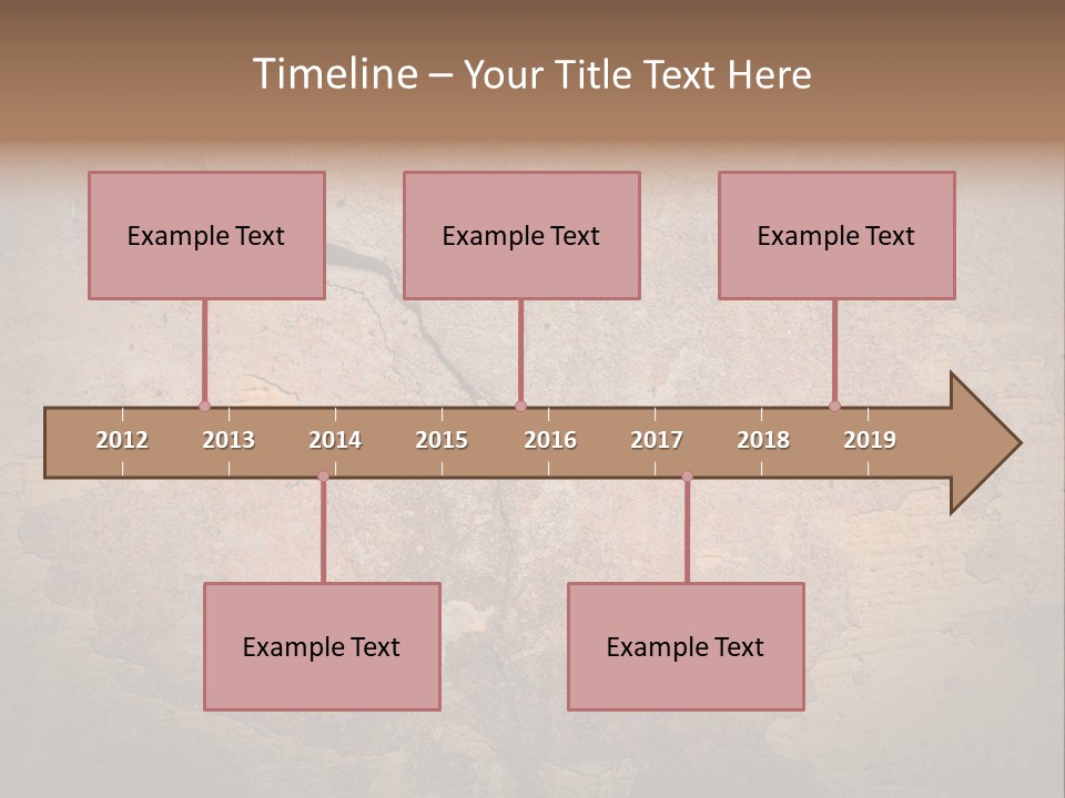Wall Spotted Damaged PowerPoint Template