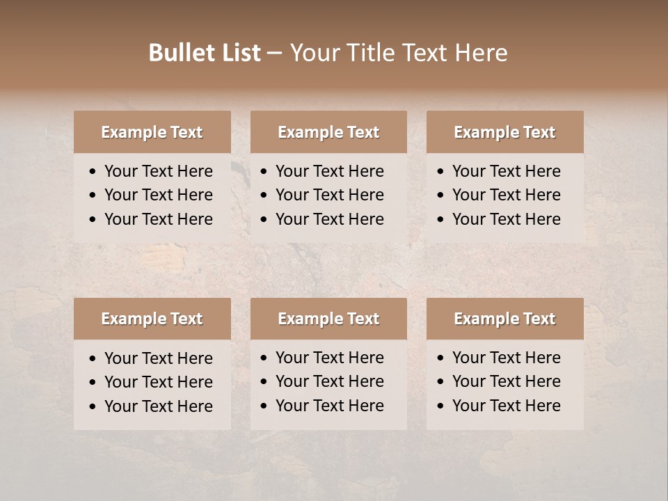 Wall Spotted Damaged PowerPoint Template