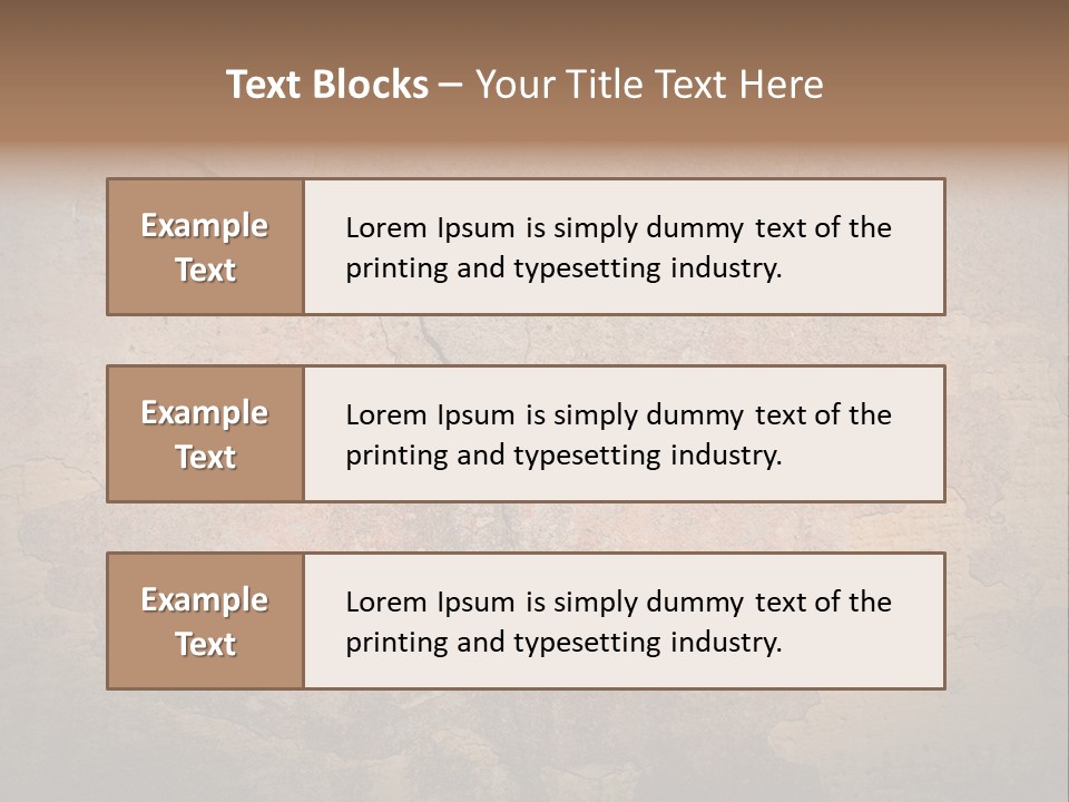 Wall Spotted Damaged PowerPoint Template
