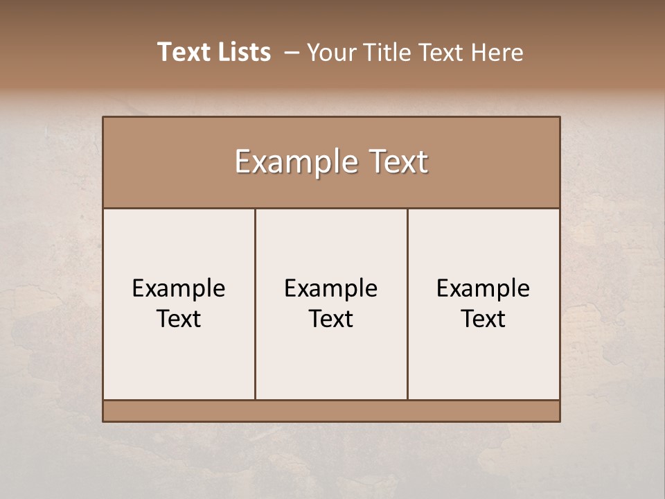 Wall Spotted Damaged PowerPoint Template