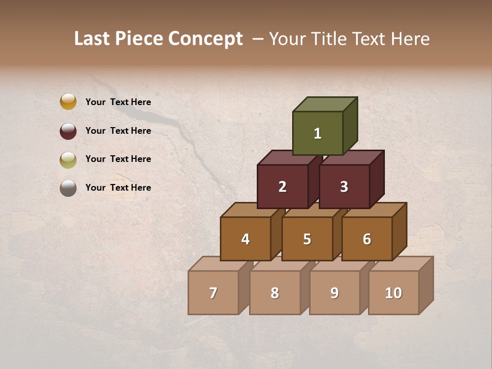 Wall Spotted Damaged PowerPoint Template