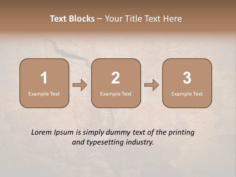 Wall Spotted Damaged PowerPoint Template