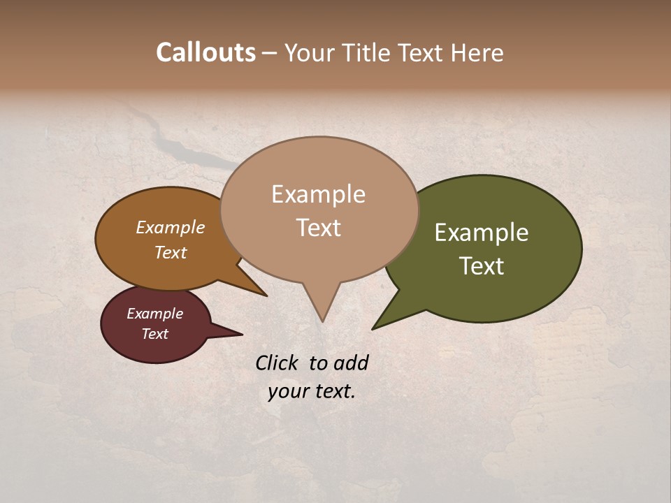 Wall Spotted Damaged PowerPoint Template