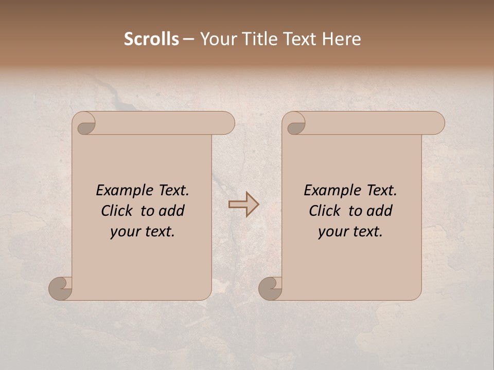 Wall Spotted Damaged PowerPoint Template