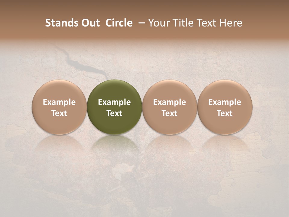 Wall Spotted Damaged PowerPoint Template