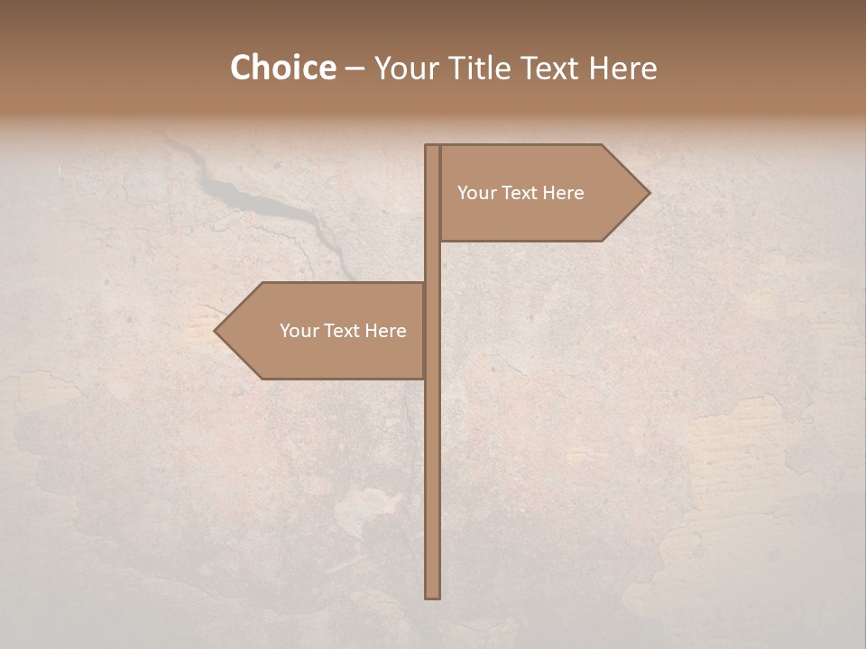 Wall Spotted Damaged PowerPoint Template