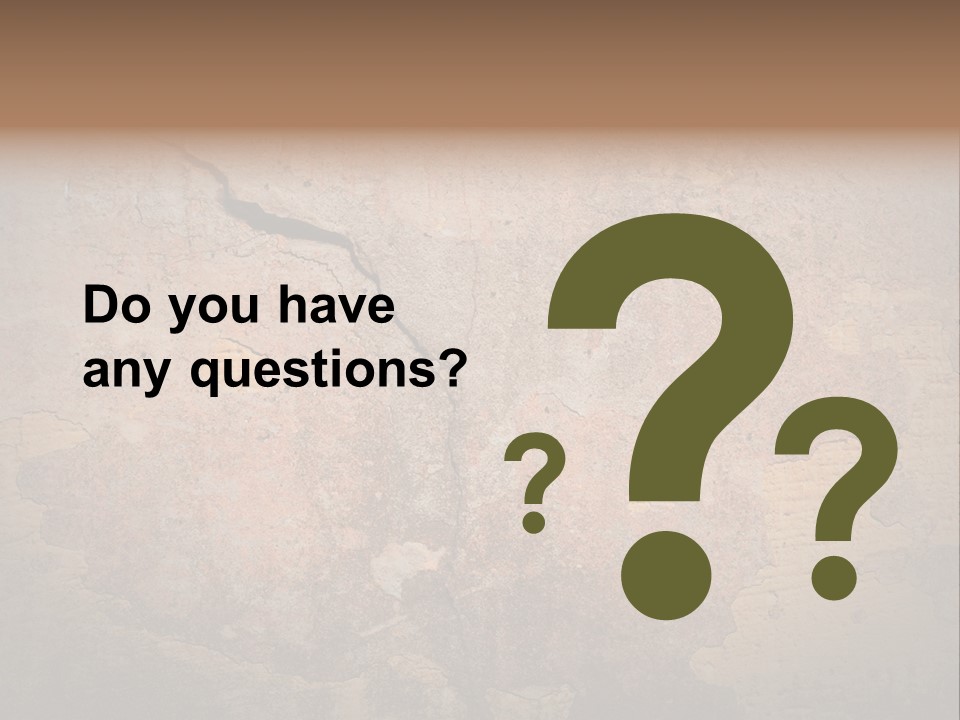 Wall Spotted Damaged PowerPoint Template