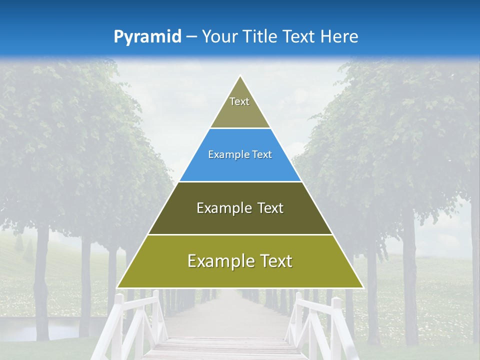 Park Way Foliage PowerPoint Template