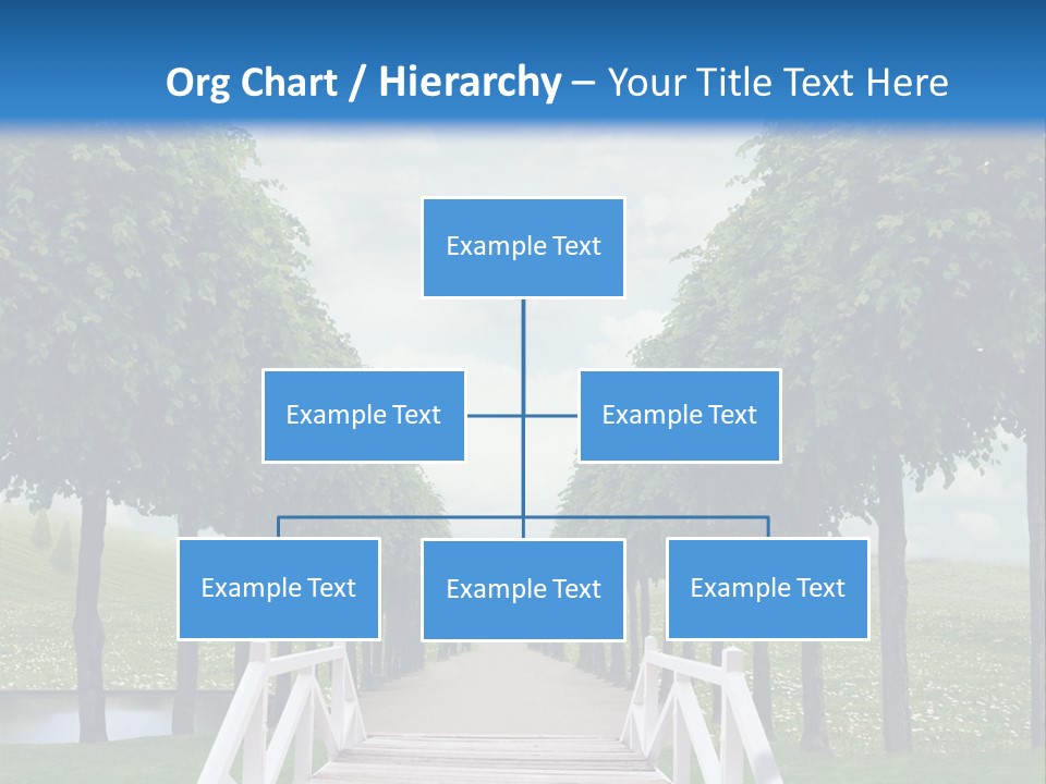 Park Way Foliage PowerPoint Template