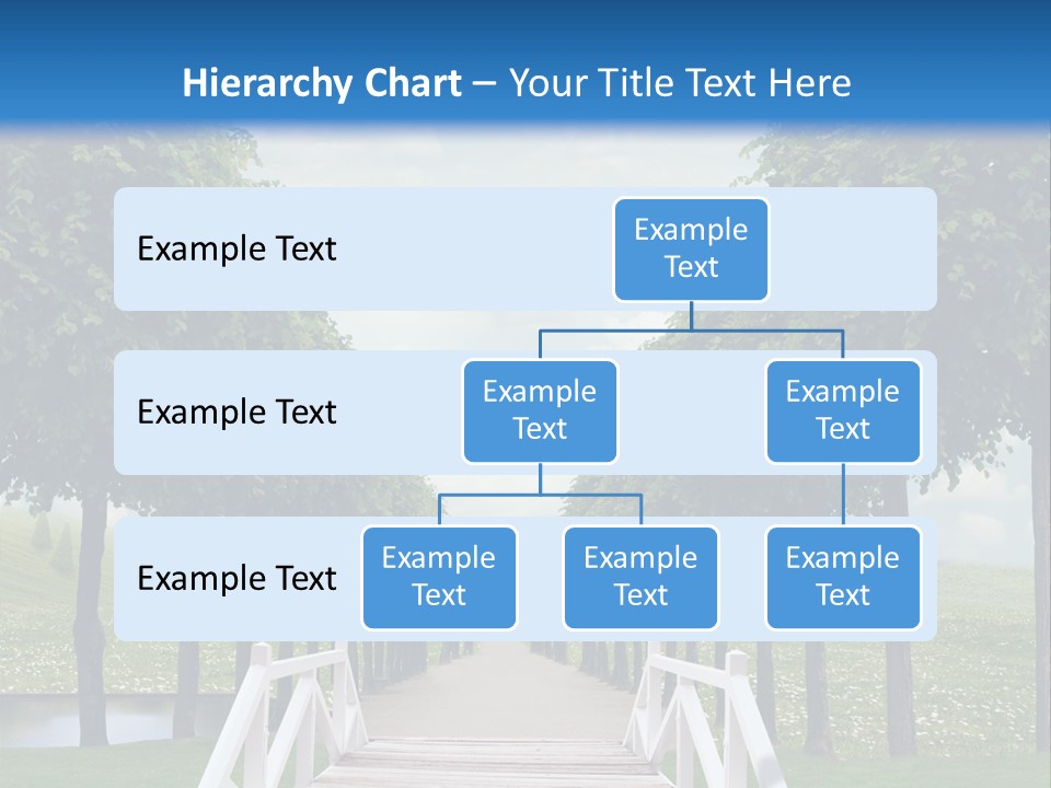 Park Way Foliage PowerPoint Template