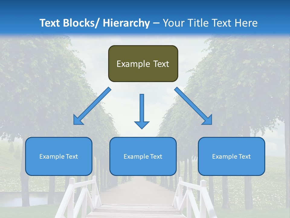 Park Way Foliage PowerPoint Template