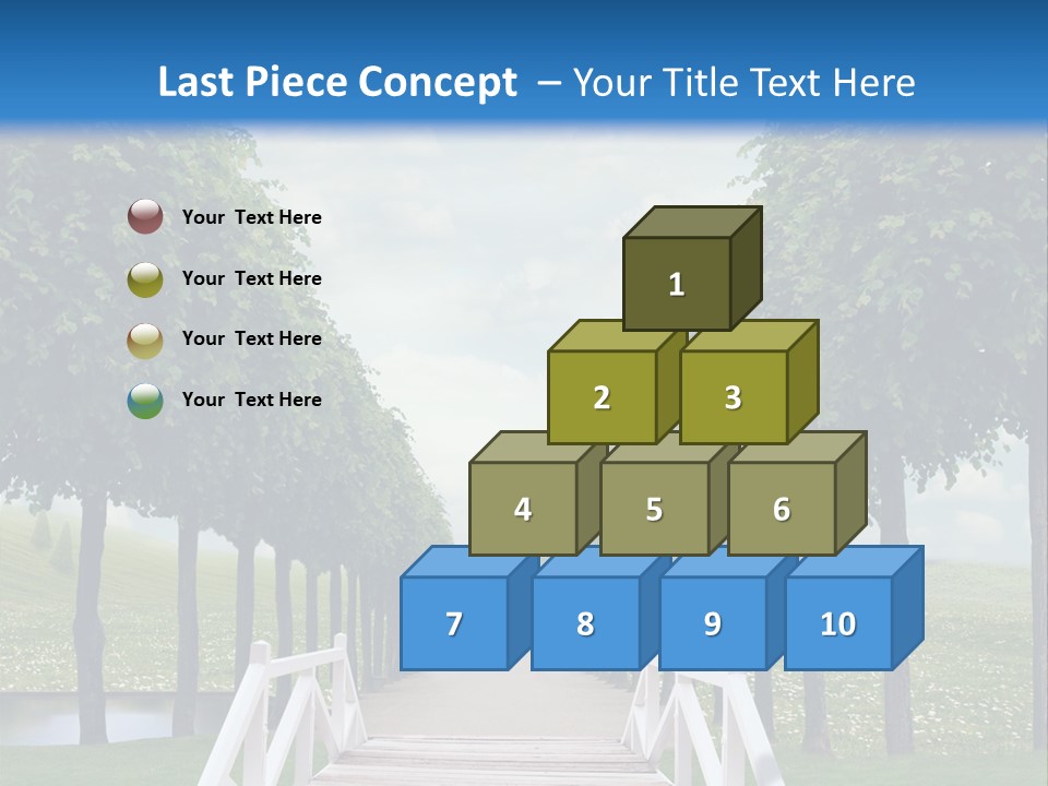 Park Way Foliage PowerPoint Template